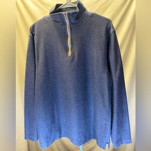 LL Bean Long Sleeve Turtle Neck Zip Up Sweater